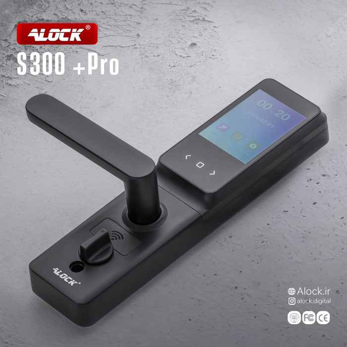 دستگیره هوشمند تشخیص چهره ALOCK مدل S300+ Pro