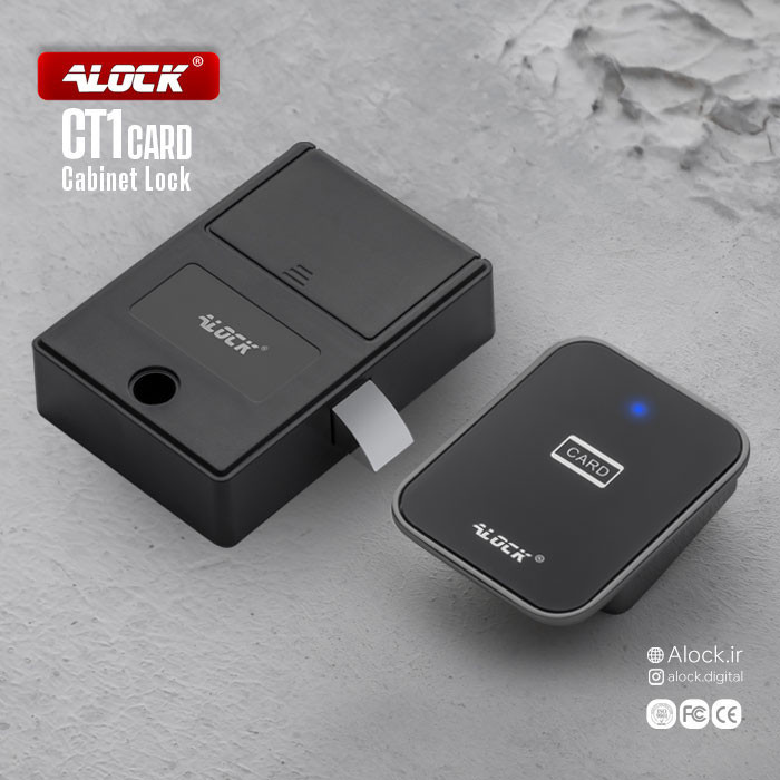 قفل کمدی کارتی ALOCK مدل CT1