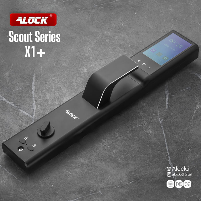 قفل اثر انگشتی و دستگیره تشخیص چهره ALOCK مدل Scout series (X1+)