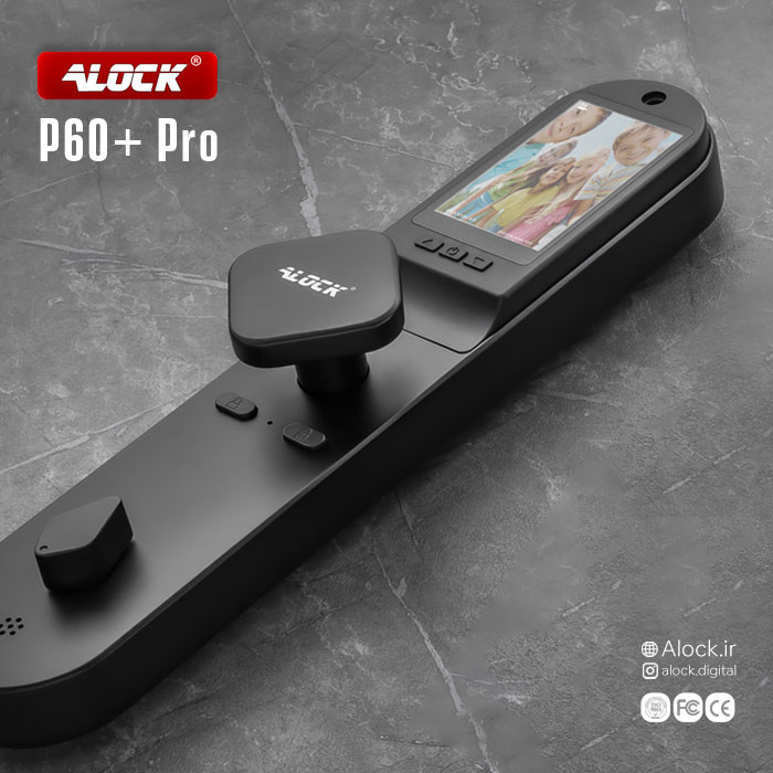 قفل اثر انگشتی دیجیتال و دستگیره تشخیص چهره ALOCK مدل P60+ Pro