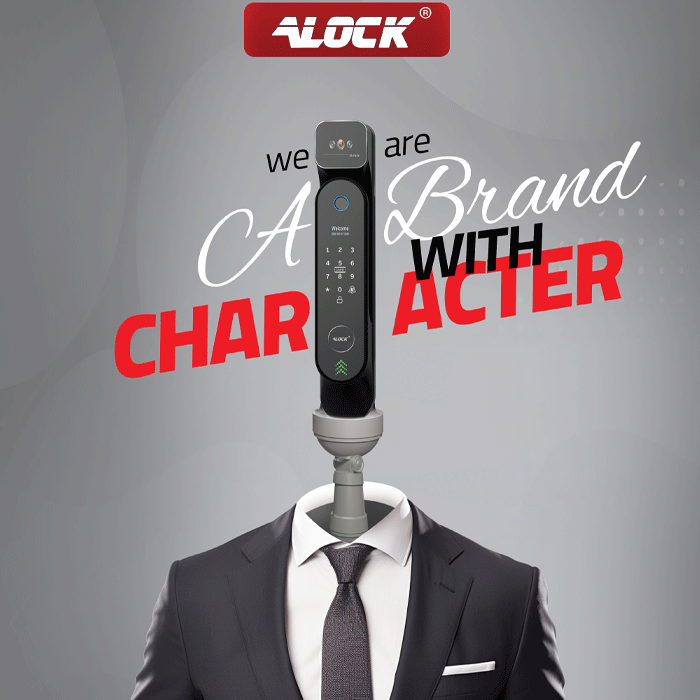 دستگیره تشخیص چهره و قفل اثر انگشتی دیجیتال ALOCK مدل P60+ Face