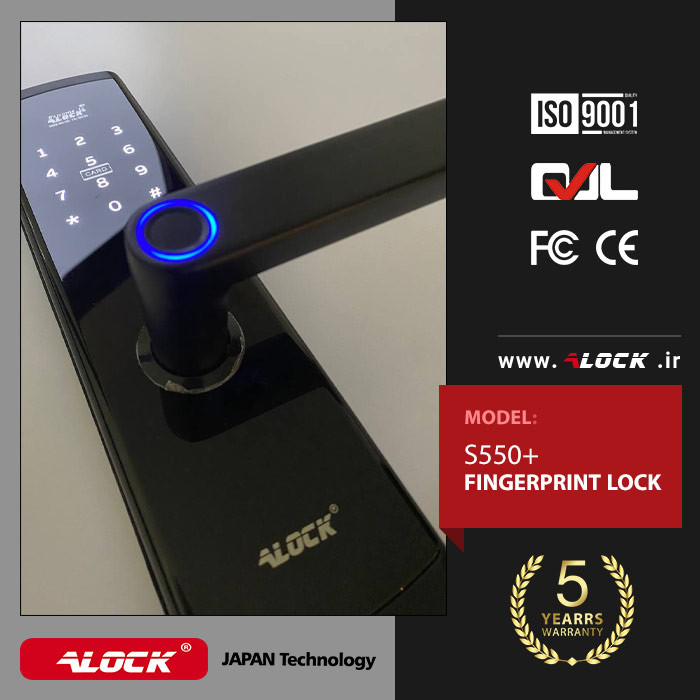 قفل اثر انگشتی دیجیتال آنلاین ALOCK مدل +S550