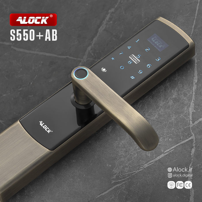 قفل اثر انگشتی دیجیتال آنلاین ALOCK مدل +S550