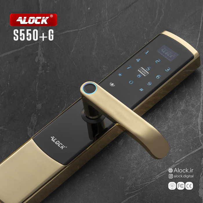 قفل اثر انگشتی دیجیتال آنلاین ALOCK مدل +S550