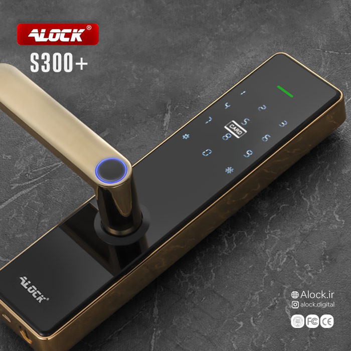 قفل اثر انگشتی دیجیتال آنلاین ALOCK مدل +S300