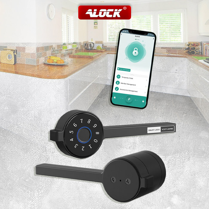 دستگیره درب اثر انگشتی Alock مدل +B1