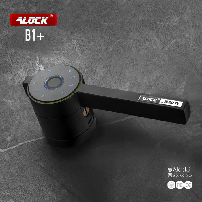 دستگیره درب اثر انگشتی Alock مدل +B1