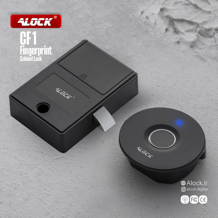 قفل کمدی اثرانگشتی ALOCK مدل CF1