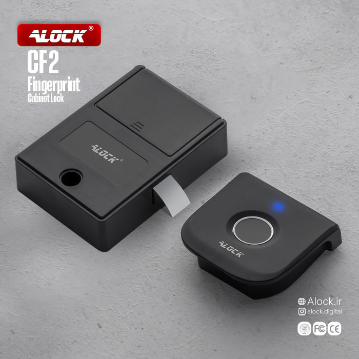 قفل کمدی اثرانگشتی ALOCK مدل CF2