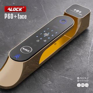دستگیره تشخیص چهره و قفل اثر انگشتی دیجیتال ALOCK مدل P60+ Face