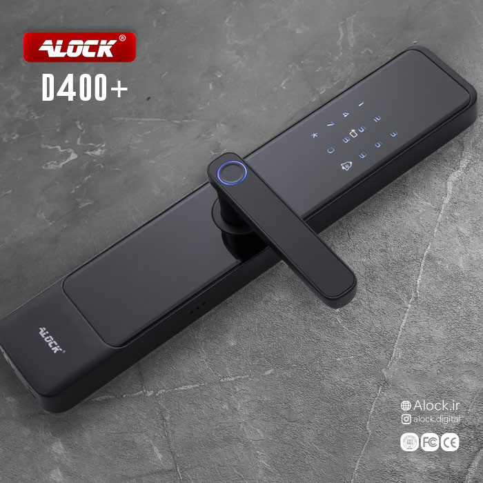 دستگیره دیجیتال اثرانگشتی ALOCK مدل +D400