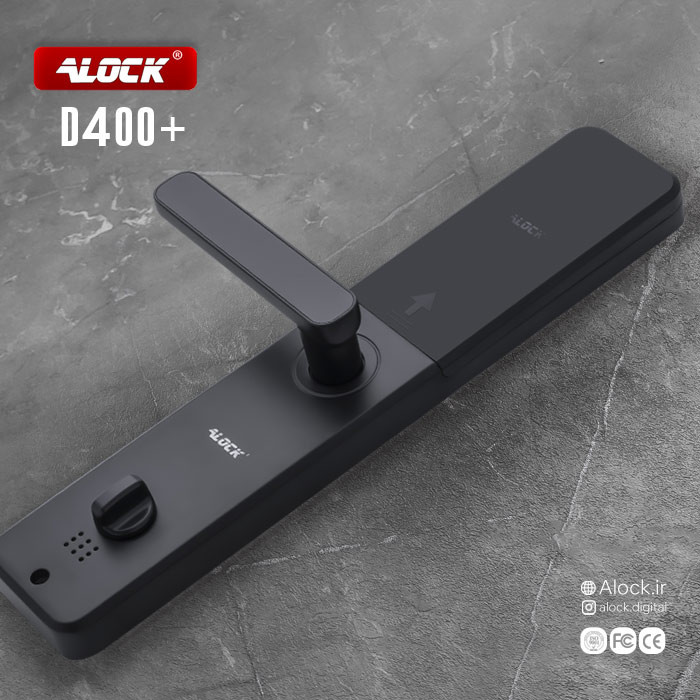 دستگیره دیجیتال اثرانگشتی ALOCK مدل +D400