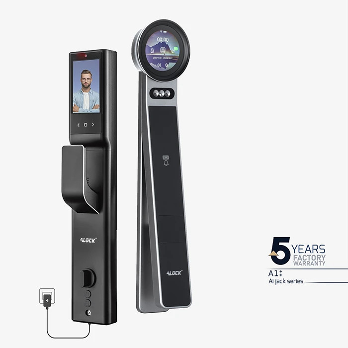 دستگیره دیجیتال اثرانگشتی ALOCK مدل Scout A1++ Grey