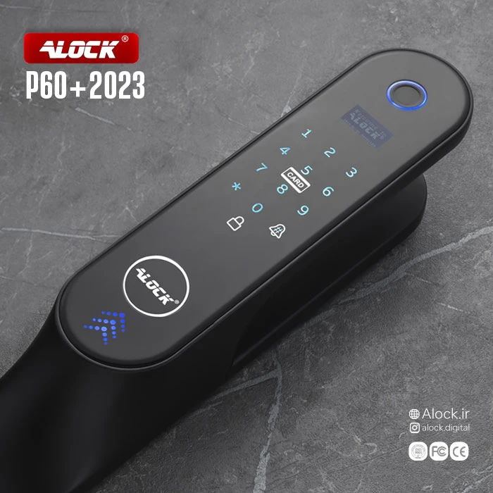 دستگیره اثر انگشتی دیجیتال ALOCK مدل P60