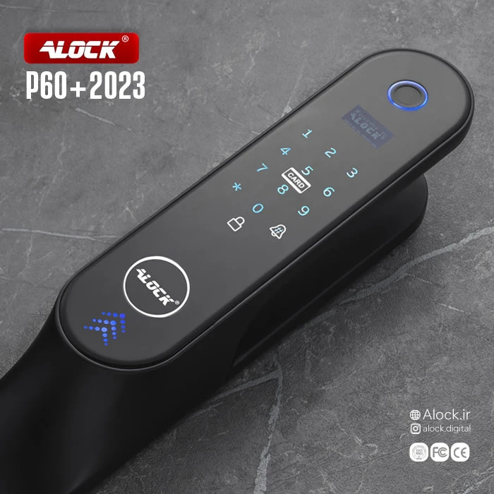 دستگیره اثر انگشتی دیجیتال ALOCK مدل P60
